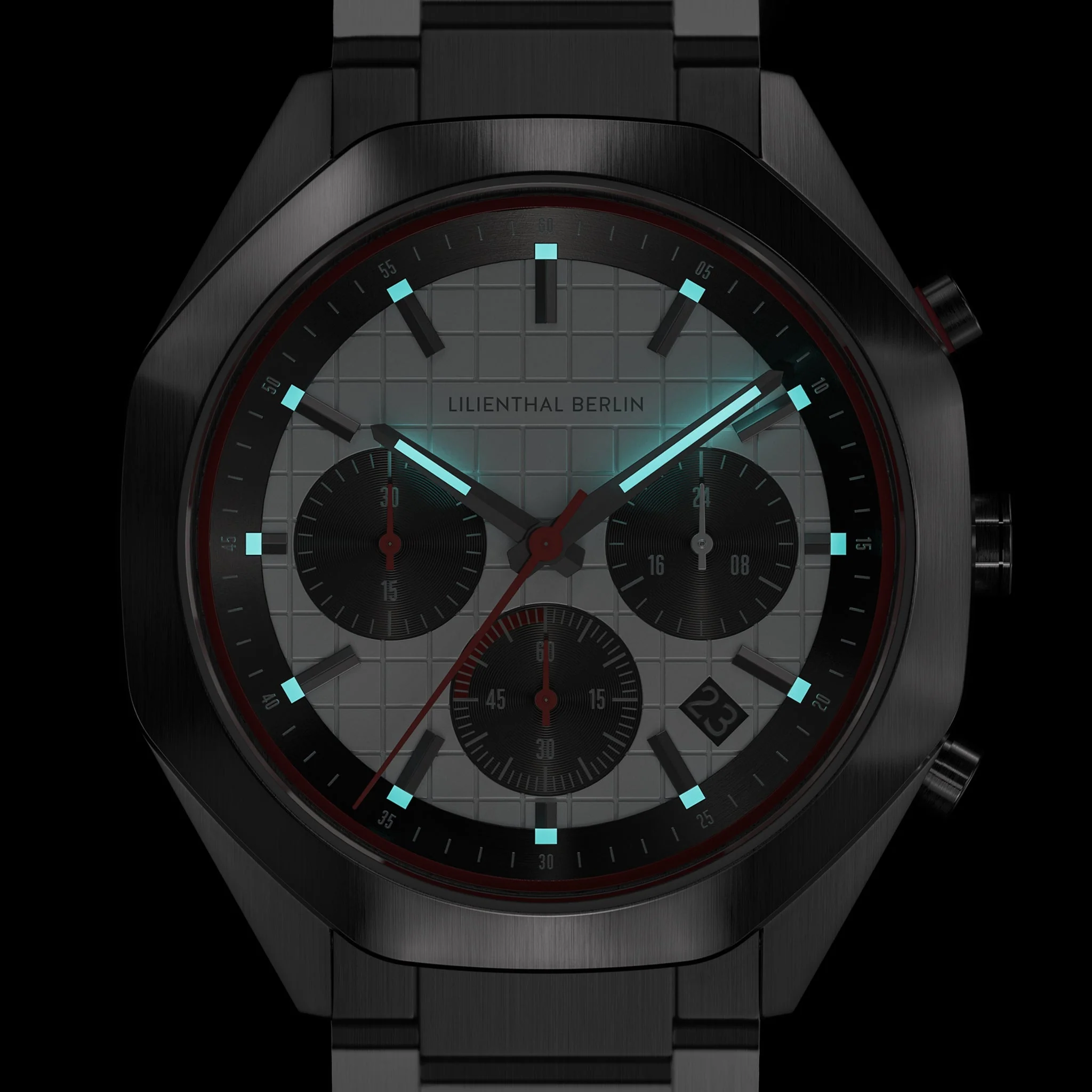 Octachrono – Silver Red - Image 3