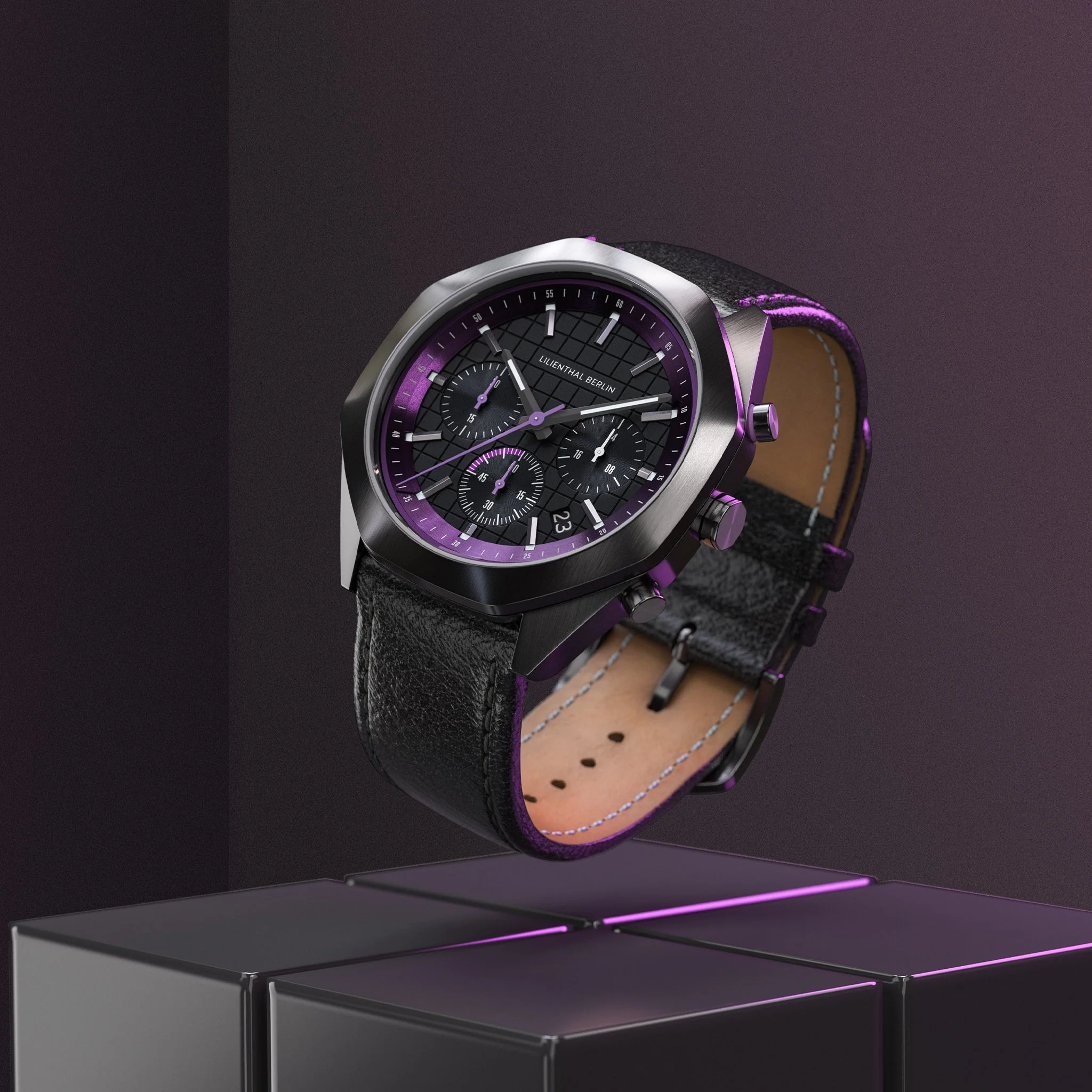 Octachrono – Dark Silver Purple - Image 2