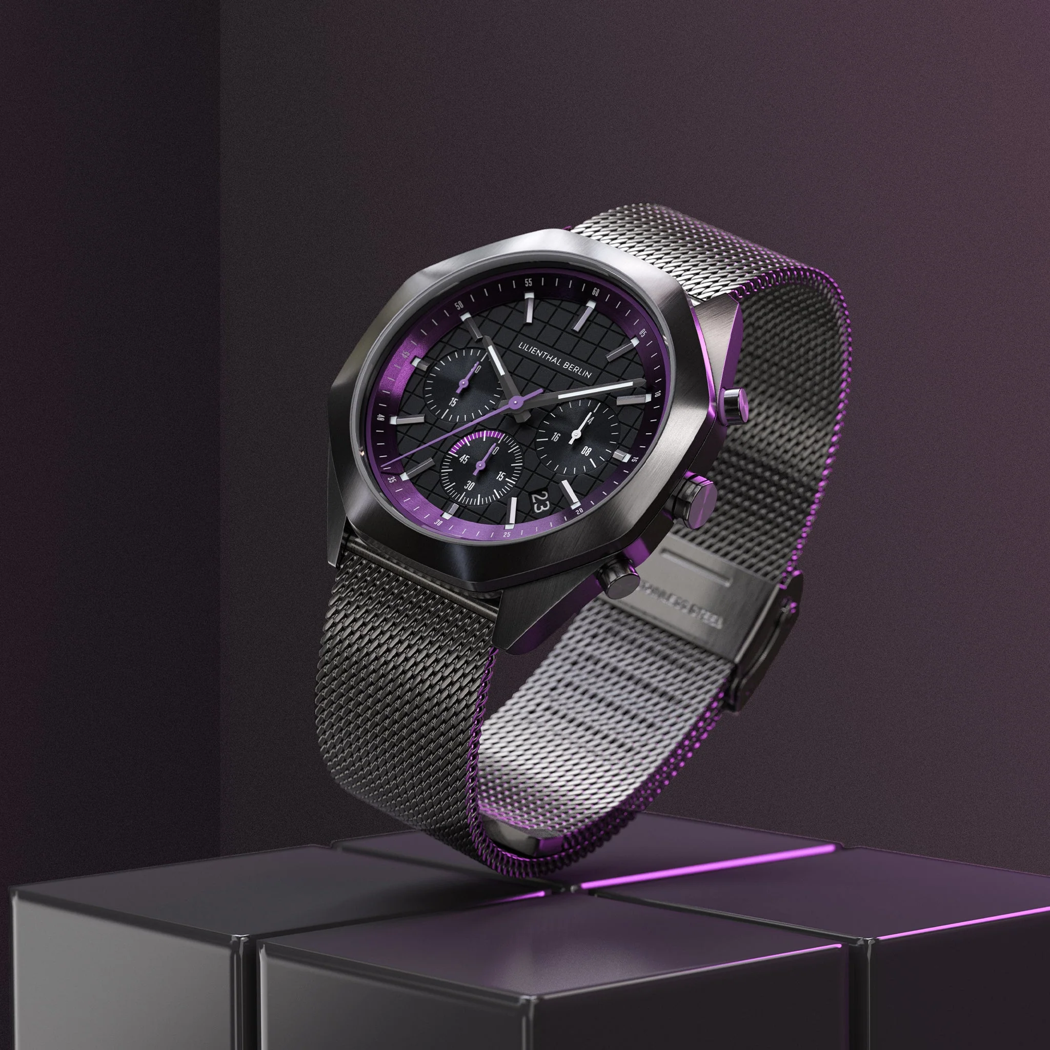 Octachrono – Dark Silver Purple - Image 2