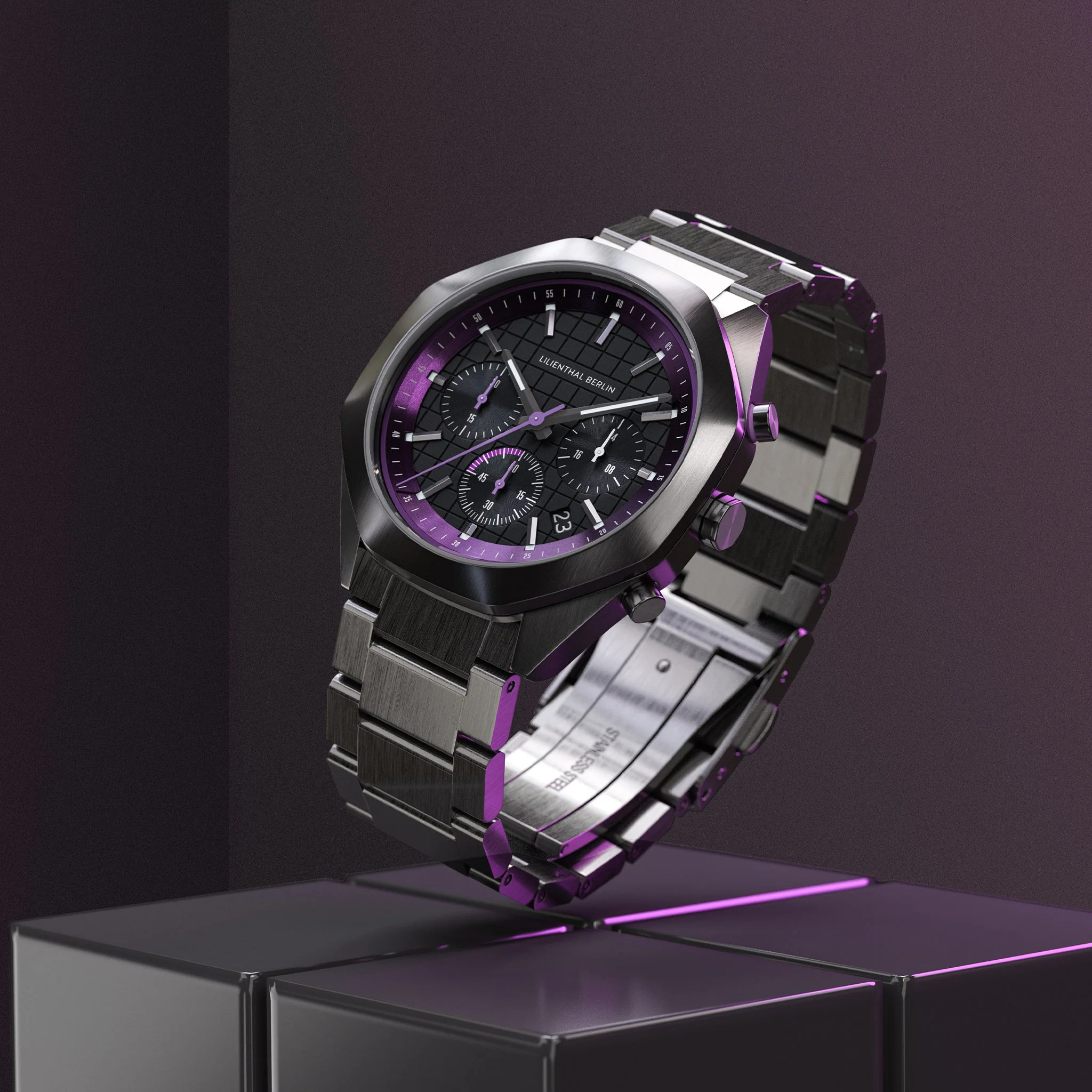 Octachrono – Dark Silver Purple - Image 2