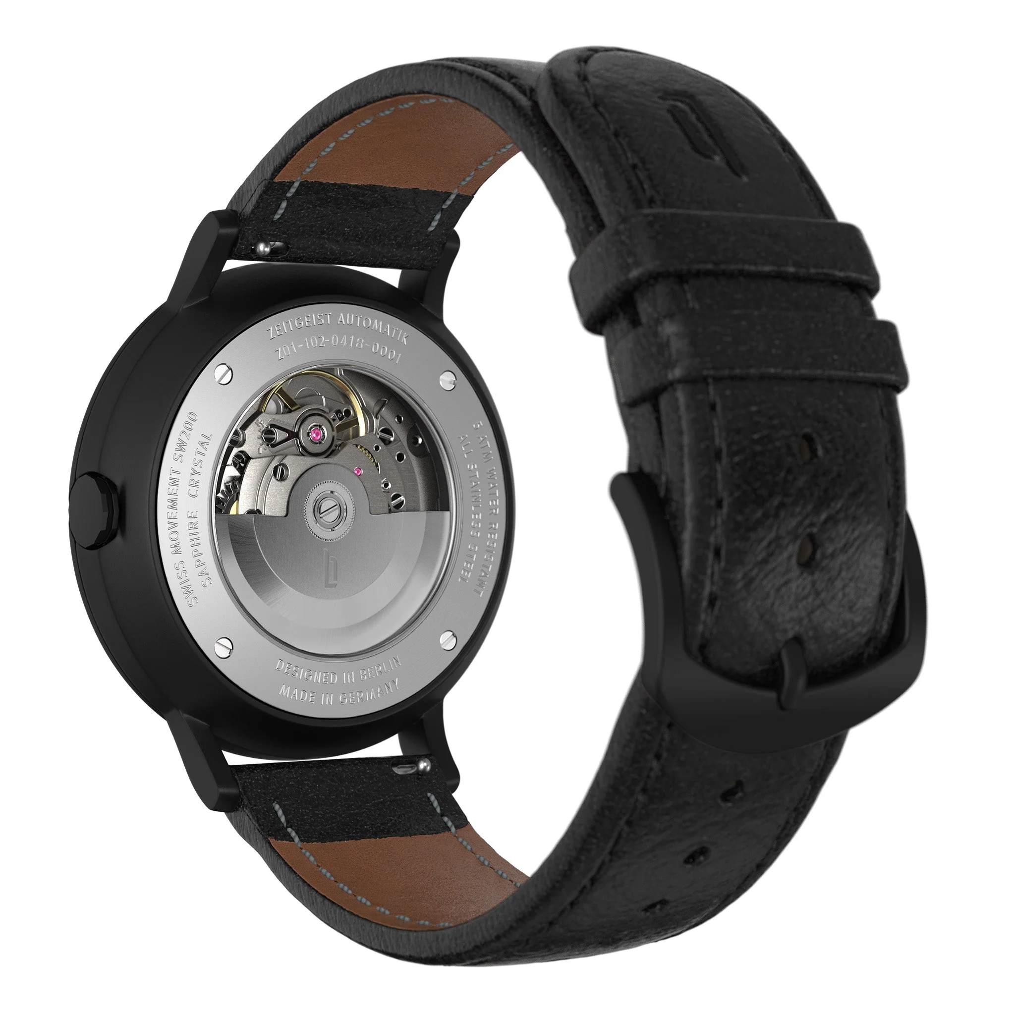 Zeitgeist Automatik – All Black - Image 4