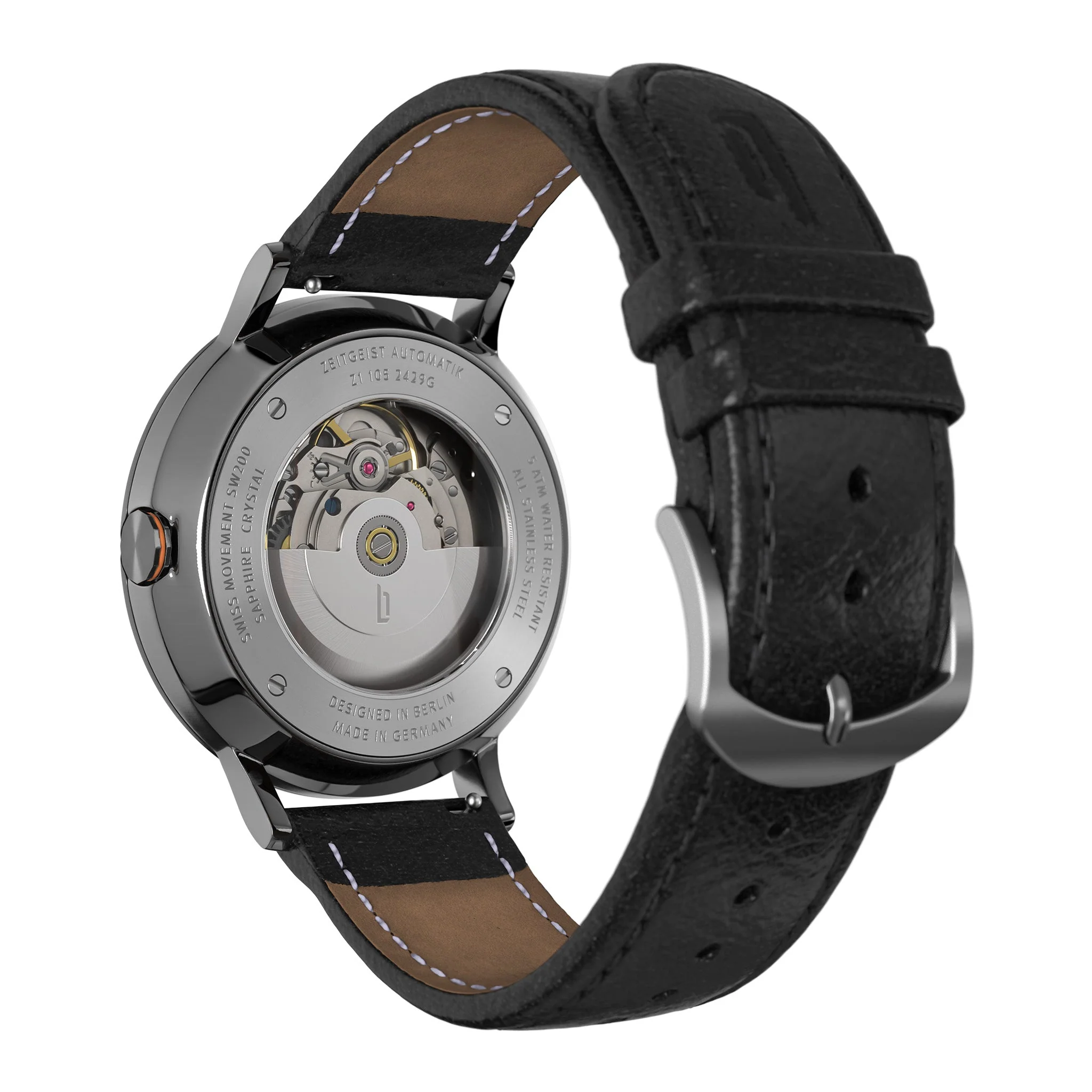 Zeitgeist Automatik – Dark Silver Orange - Image 5