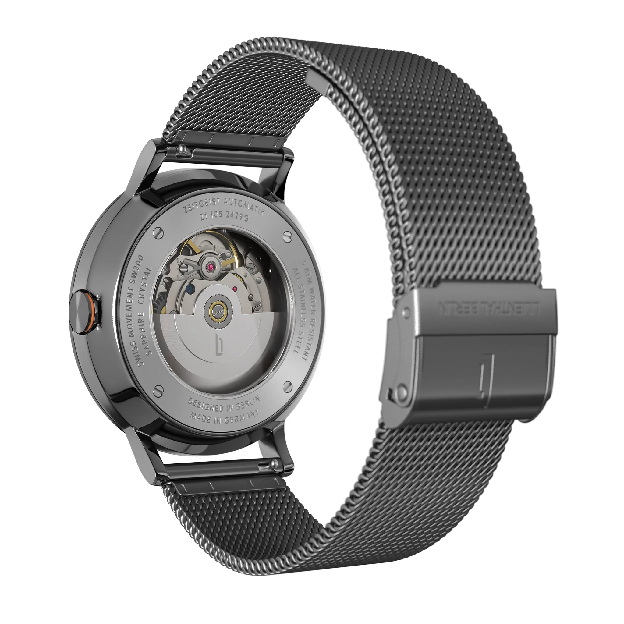 Zeitgeist Automatik – Dark Silver Orange - Image 5