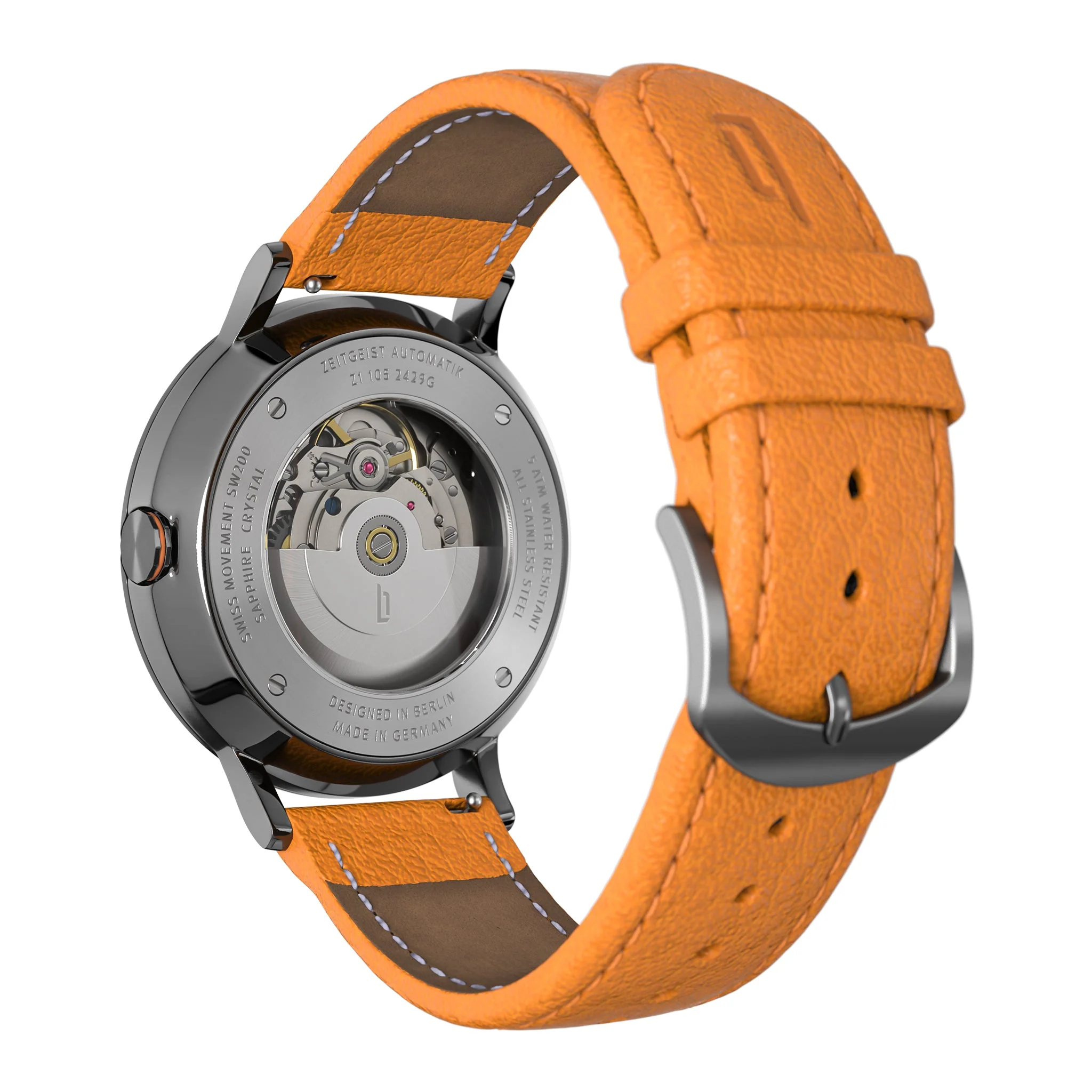 Zeitgeist Automatik – Dark Silver Orange - Image 5