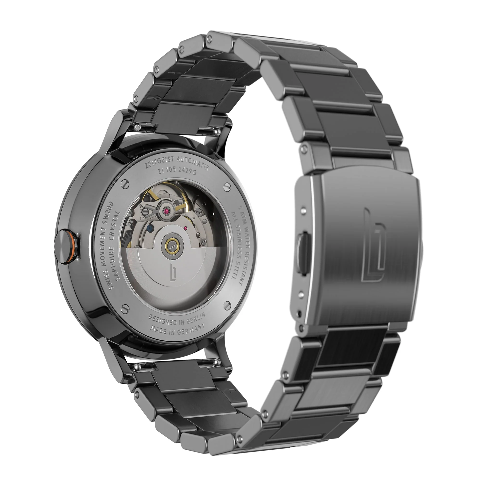 Zeitgeist Automatik – Dark Silver Orange - Image 5