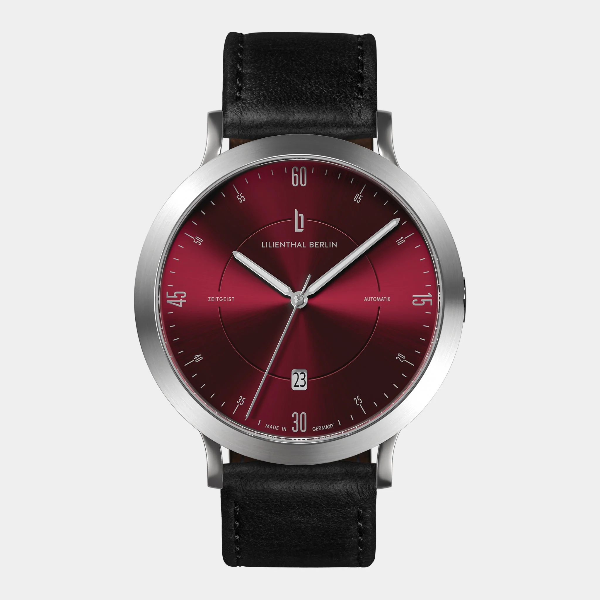 Zeitgeist Automatik – Silver Bordeaux